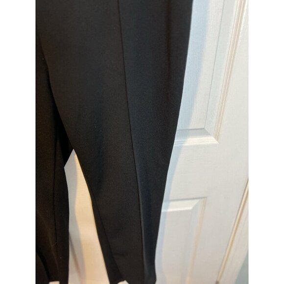 SHEIN Prive Plus High Waist Button Detail Tapered Ankle Pants 3XL (US 18) Black - Picture 6 of 10